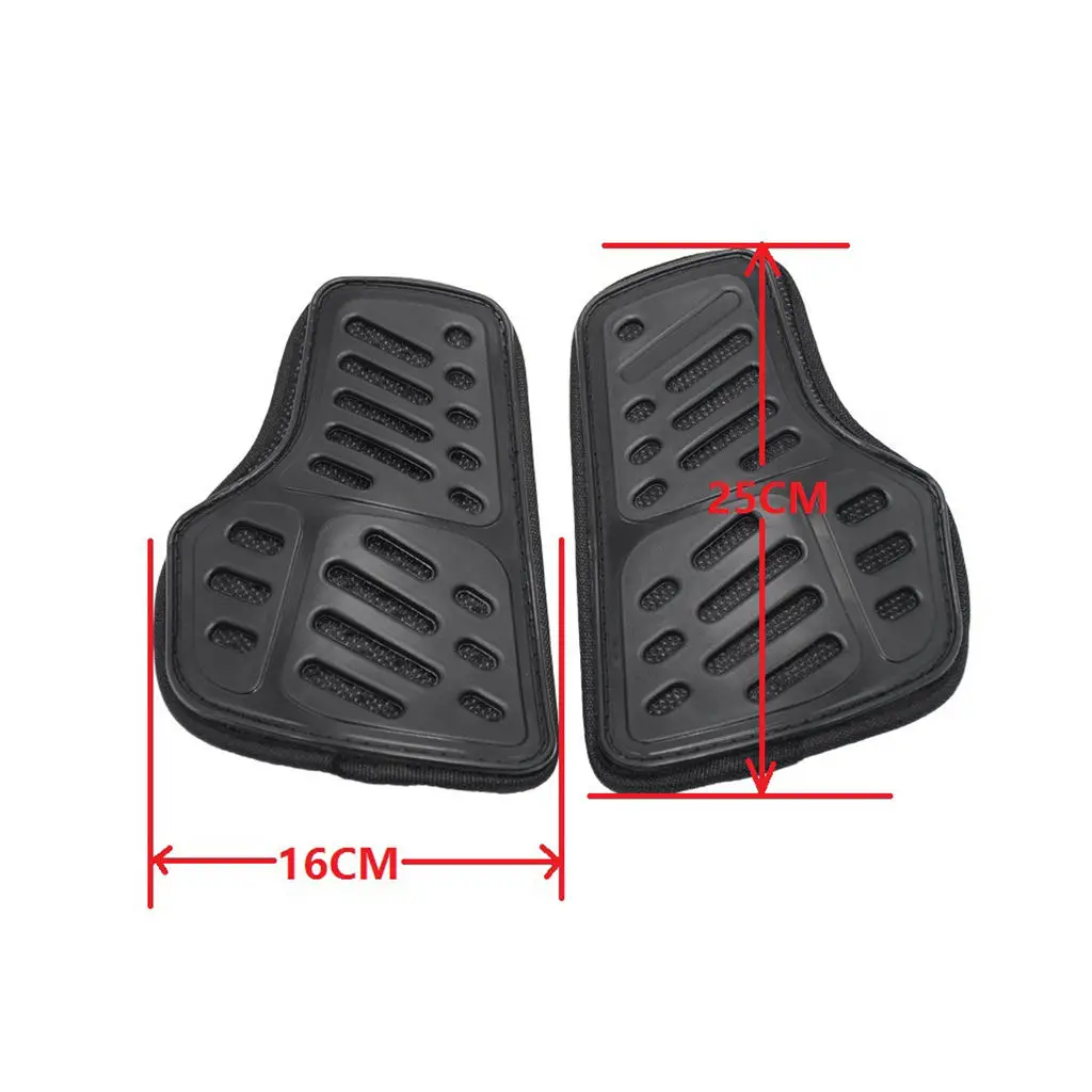 Pair Motorcycle Riding Detachable Armor Anti-Shock Protective Chest Pads