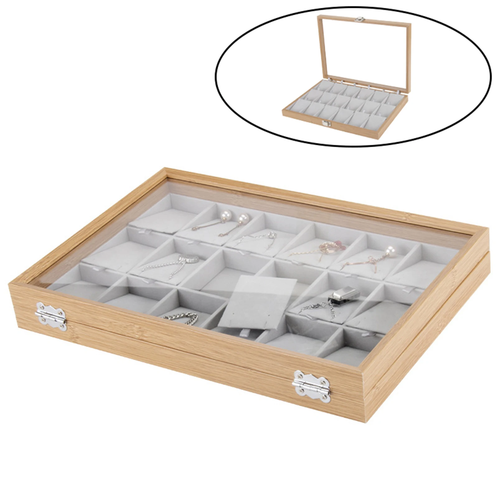 Jewelry Tray Necklaces Rings Box Earrings Case Necklaces Storage Pendats Holder Bracelets Stand
