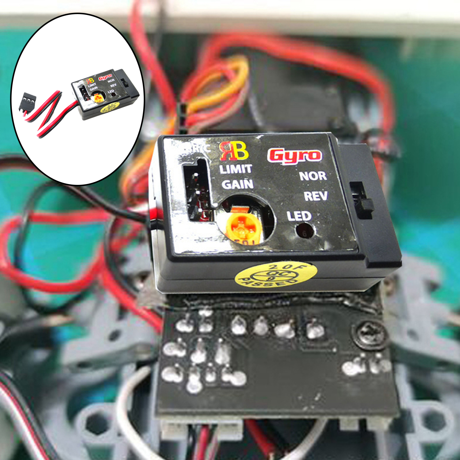 SMM System Drive Drifting Gyro Module Mini Gyro Control Gyro 4-6V Replacement for WPL D12 On-Road Racing RC Car Toy Spare Parts