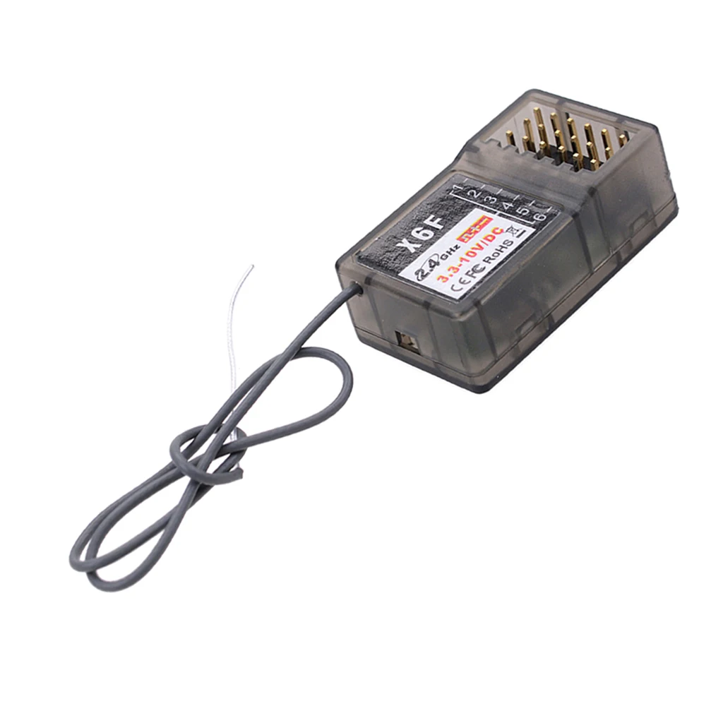 X6F 2.4GHZ 6CH Radio Receiver for RC Car, Truck, Crawler, Buggy, Touring Accessories