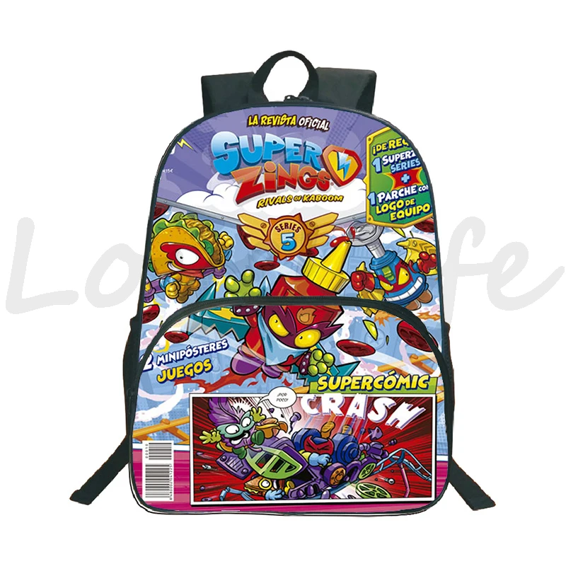 Gbawxoz Teens 17 Inch Game Cartoon Backpack Travel Backpacks 3D Prints Casual Sports Bag Outdoor Unisex 