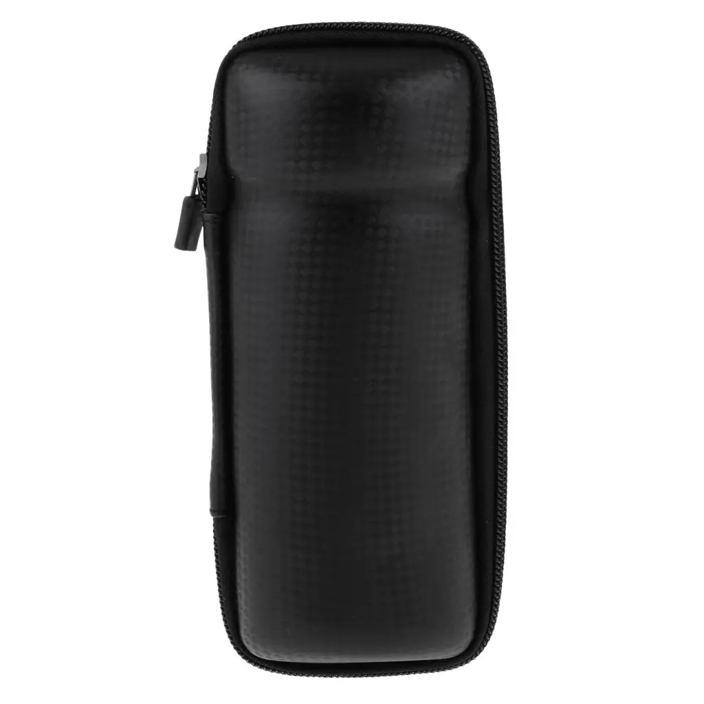 Portable Waterproof Bike Tool Capsule Bag Carbon Black Storage Bag Bottle