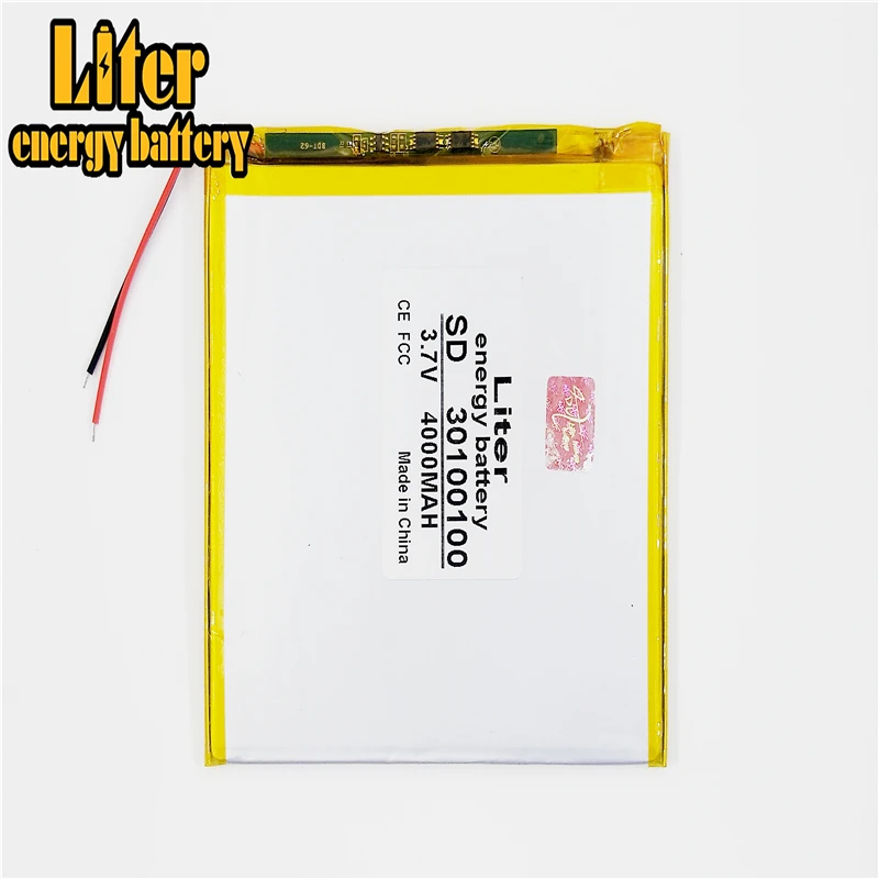 smart Get tangled Frown li-po 30100100 3.7V 4000mah tablet pc 7 inch MP3 MP4 3mm*100mm*100mm  (polymer lithium ion battery) Li-ion battery - AliExpress Consumer  Electronics