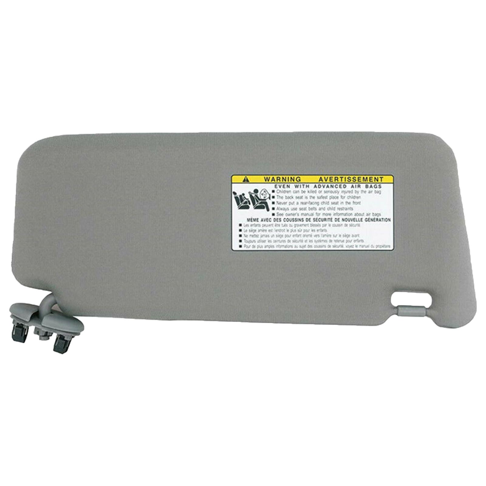 Automobile Sun Visor Left Driver Gray for Toyota Camry 2007-2011