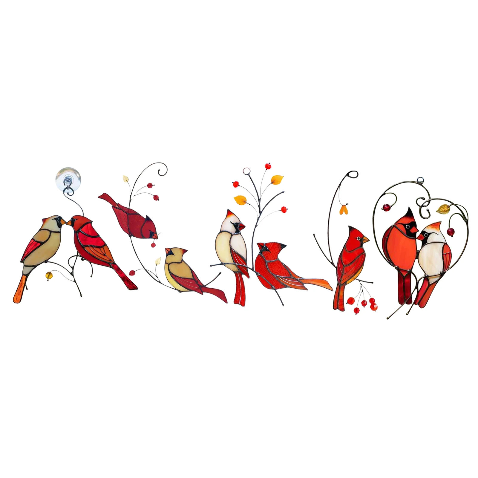 Wall Art Bird Sculpture ing Cardinal Sculpture Ornaments for Valnetine`s Day