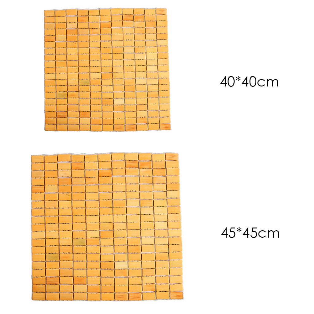 Summer Cool Mat Bamboo Mahjong Mat Office Chair Cushion Car Seat Mat Namboo Mat for Auto Office Supplies