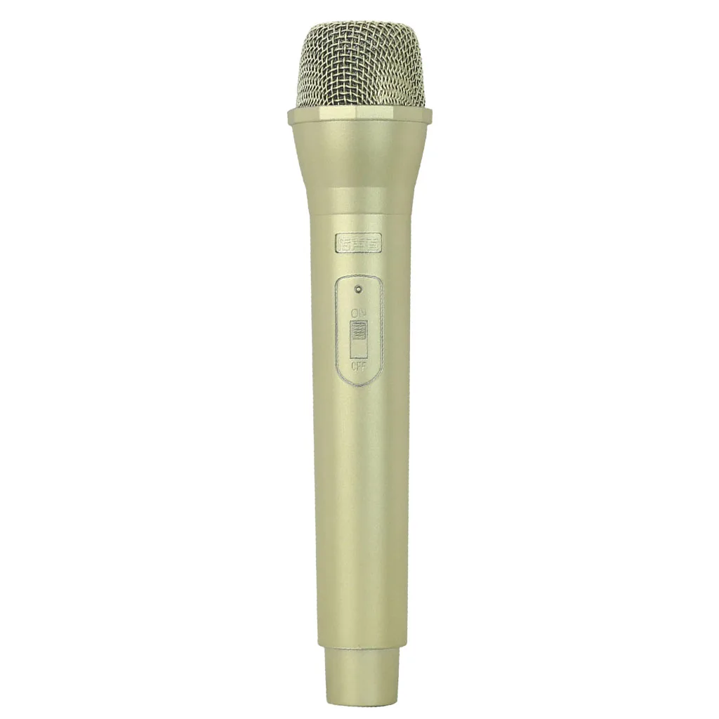 Artificial Plastic Wireless Microphone Props Fake Mic Toy Handheld Kids Microphone Toy Wireless Karaoke