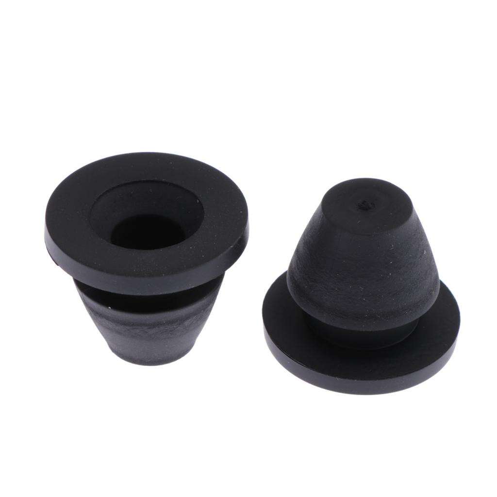 MagiDeal New Style Rubber Side Cover Grommets For Harley Touring