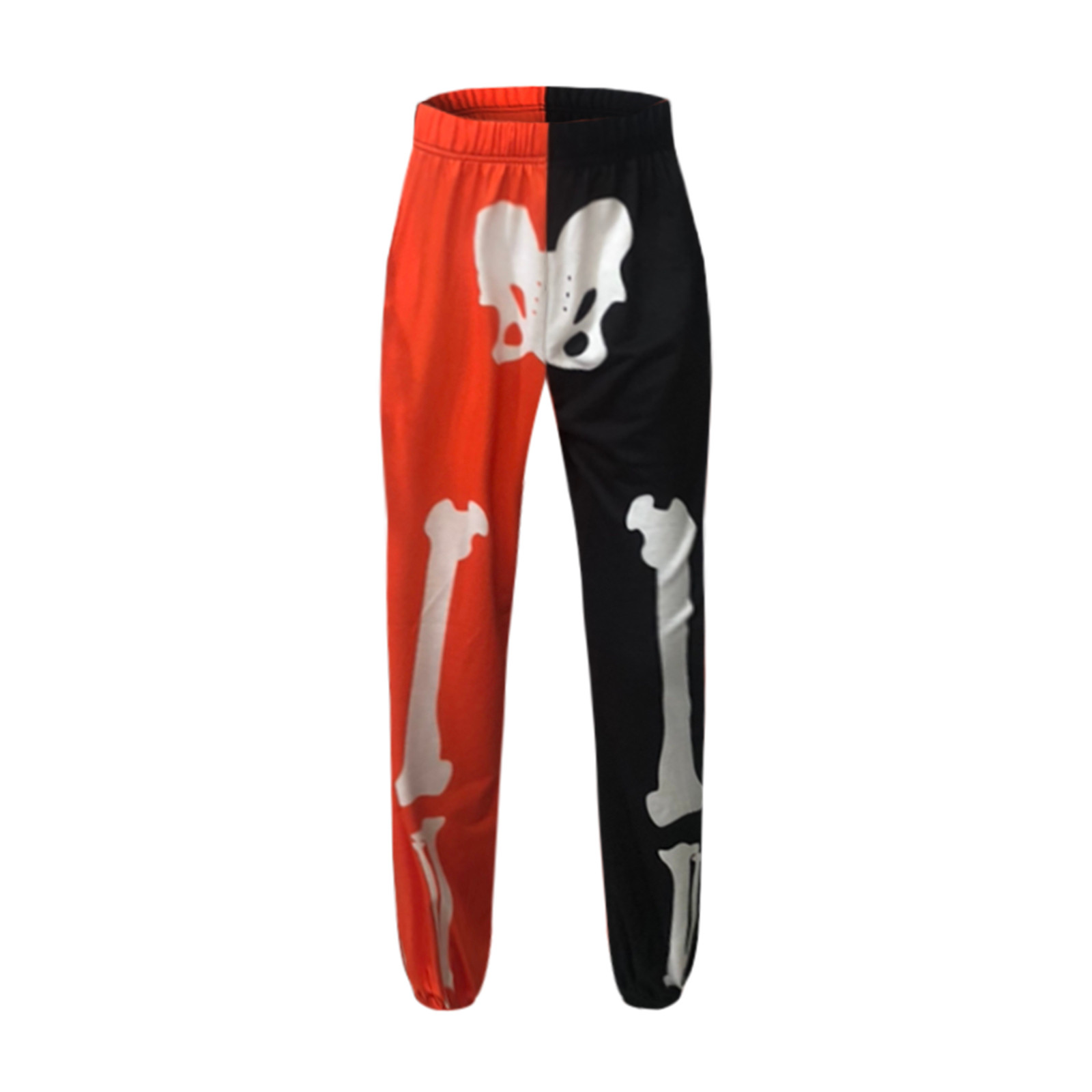 Sport Pants Women Skull Bat Print 