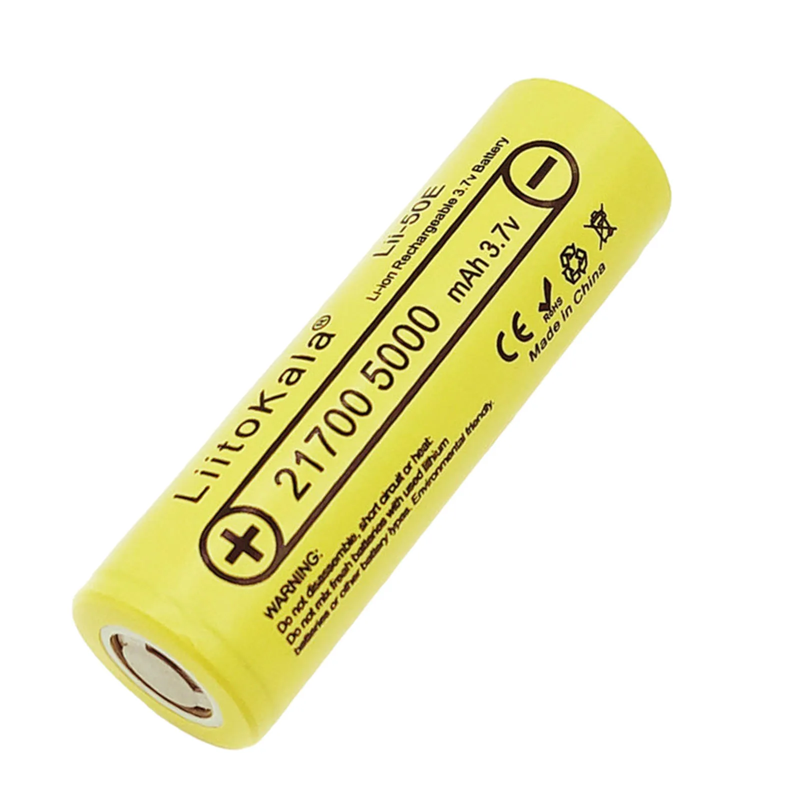 2020 Lii-50E 3.7V 21700 5000mAH Li-Ni Battery For High-power Appliances