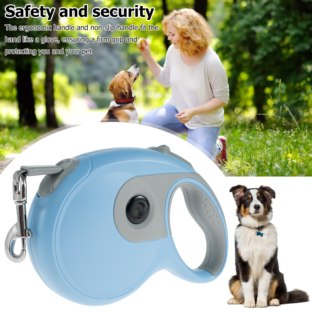 light up retractable dog lead