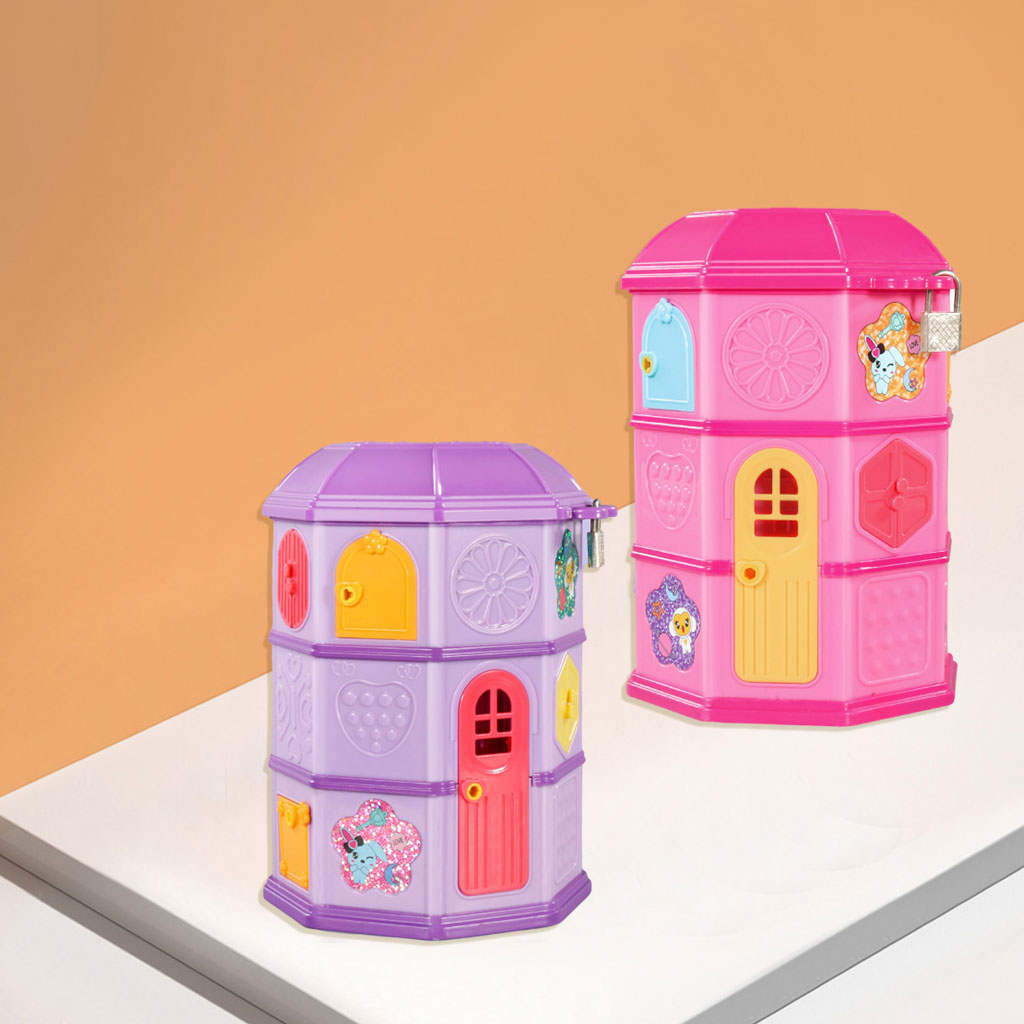 Light and Music Surprise Treasure Box with Keys Lucky Box Mystery Case Bracelet Necklace Blind Box Keepsake for Girls Kids Child