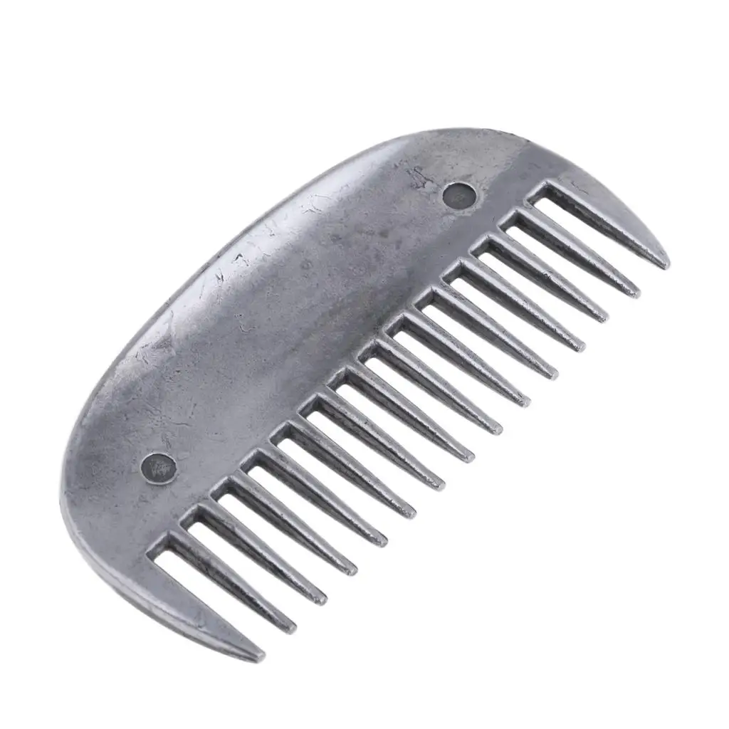 Stainless Steel Equestrian Curry Comb Horse Grooming Brush Equine Men Women Horse Riding Gear Outdoor Sports Tool