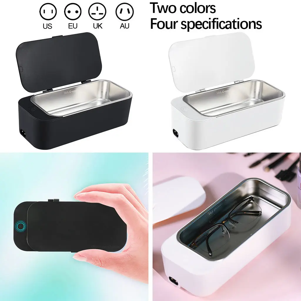 Household Portable Small Scale Jewelry Watch Ultrasonic Cleaning Box Electronic Glasses Cleaner