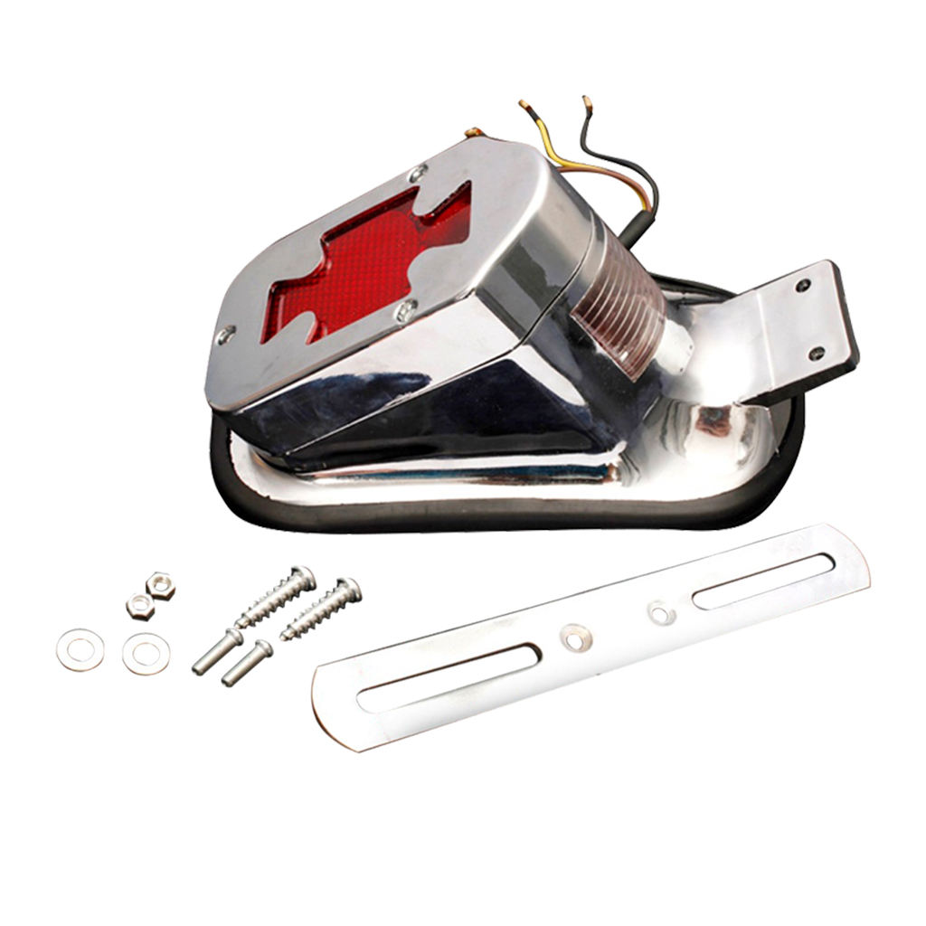 Motorcycle Brake Taillight Red Turn Signals Running Light DC12V for Harley, Easy