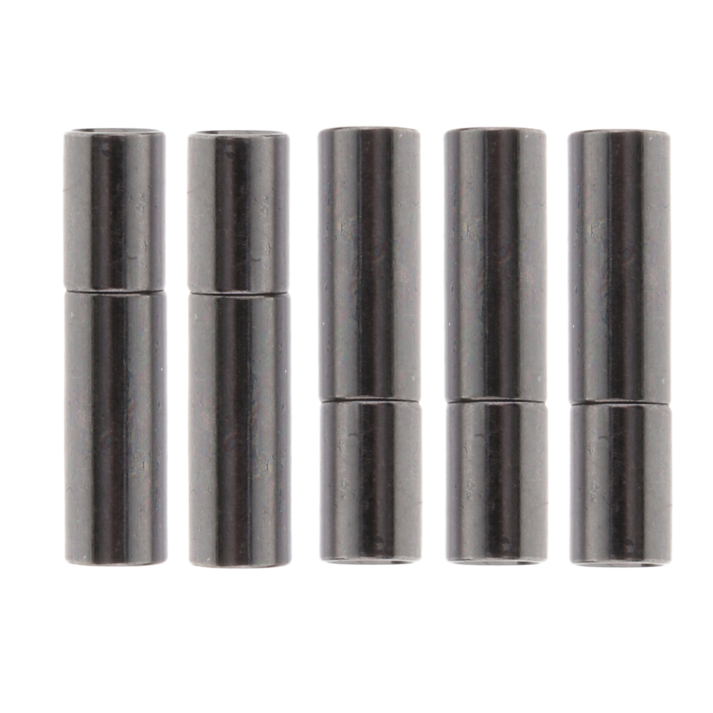 5 Set Metal End Caps Jewelry Clasps Fits 4 Mm Leather Cord Rope Connector