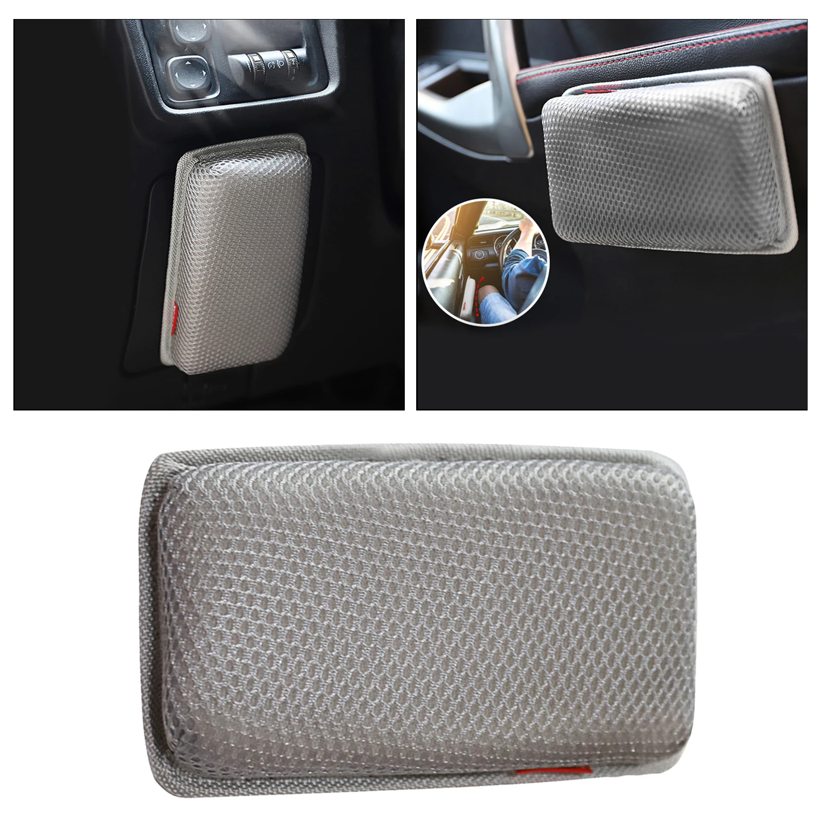 Automobile Car Knee Leg Pad Pillow Cushion Mesh Sponge, Durable Material, Universal