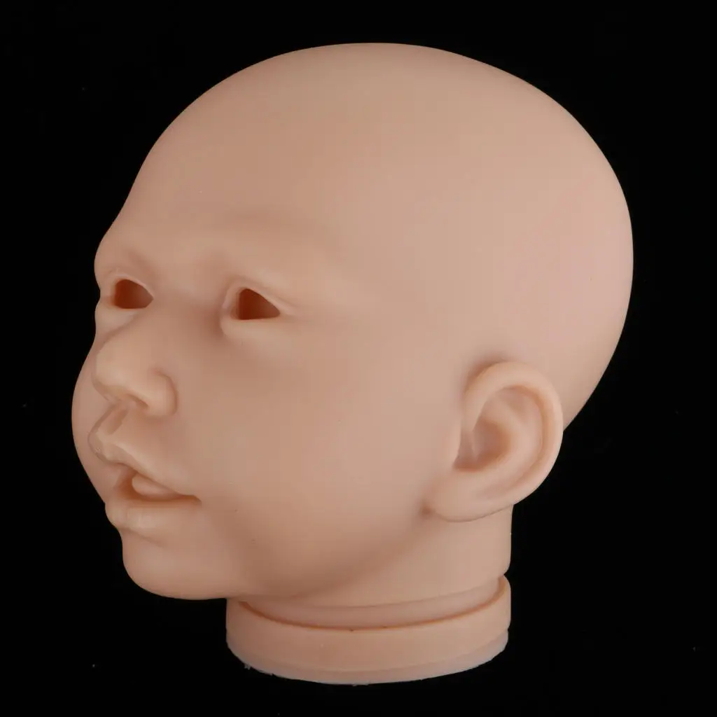20inch Reborn Head Sculpt Newborn Sleeping Baby Doll Head Mold Unpainted #1 