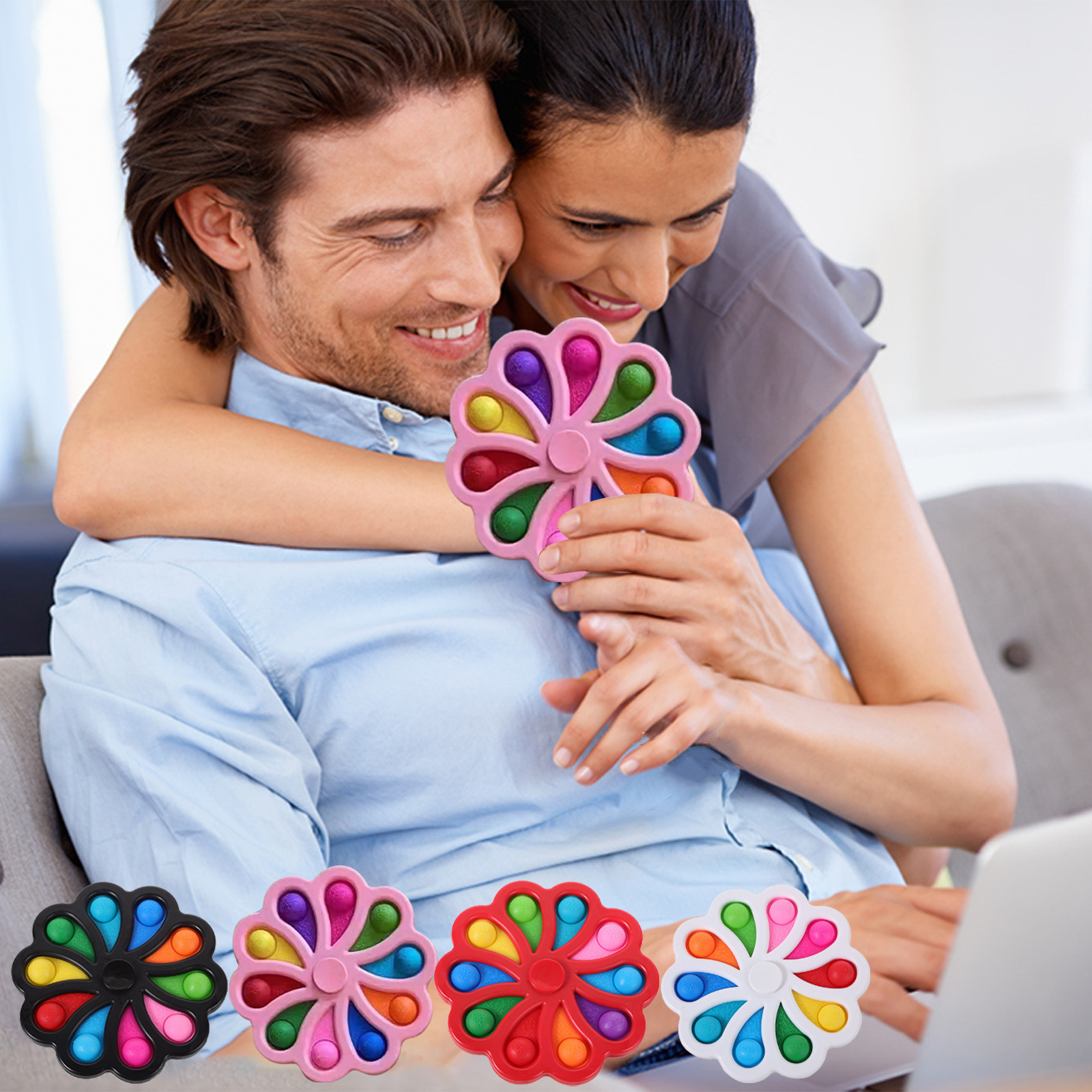 Generic Pop It Fidget Toys Reliever And Increase Focus Soft Antistress