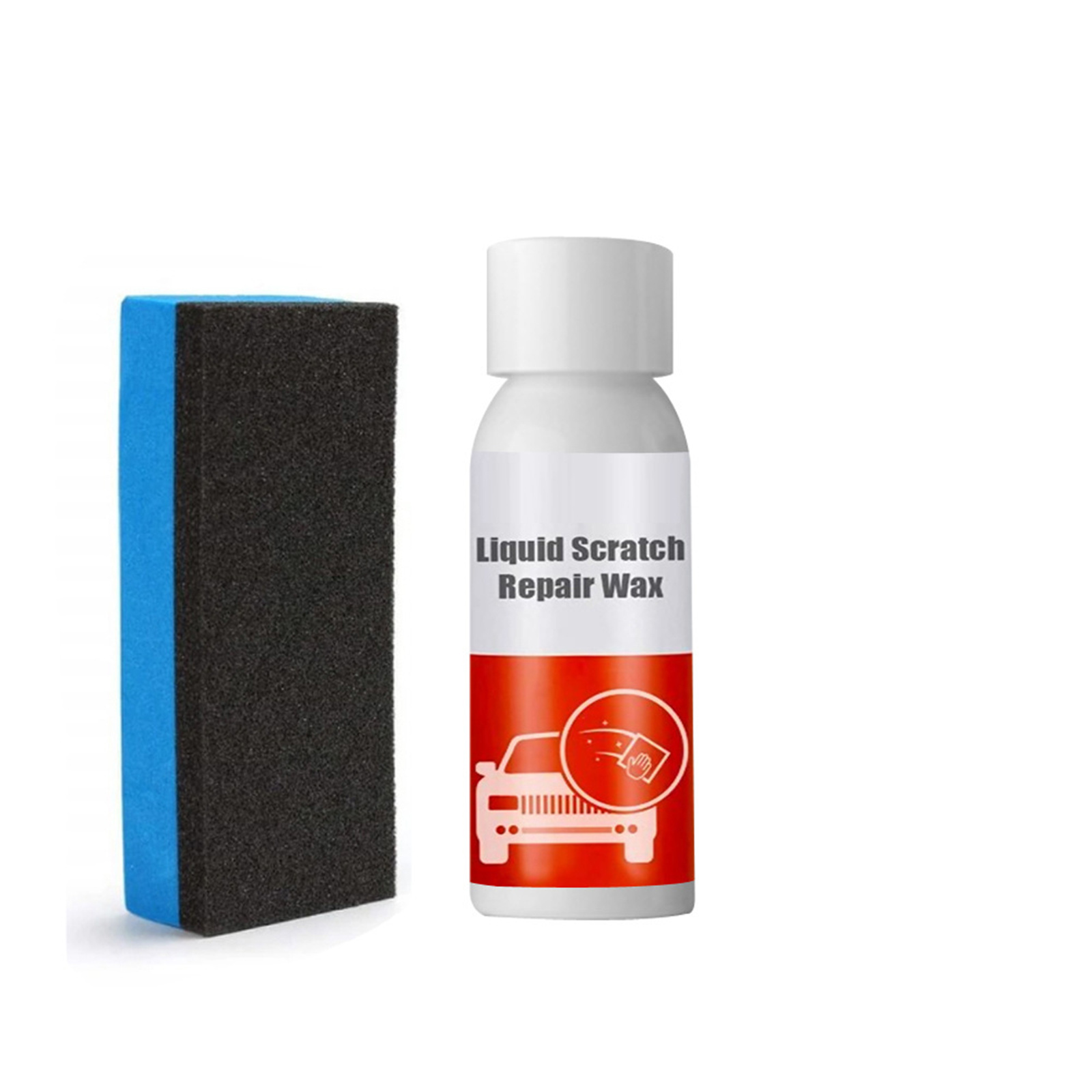 Líquida para Reparo de Arranhões Cera de Reparação Agente de Polimento de Carros Removedor de Arranhões da Superfície do Carro Cera Hidrofóbico 30 - 50 100ml 4 Cera líquida para reparo de arranhões, 30