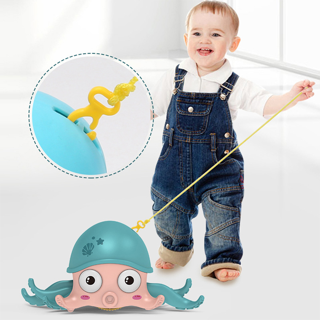 Cartoon Classic Clockwork Wind Up Crawling Octopus Play in Water Dabbling Baby Bathing Pool Bathtub Shower Bath Toy for Kids