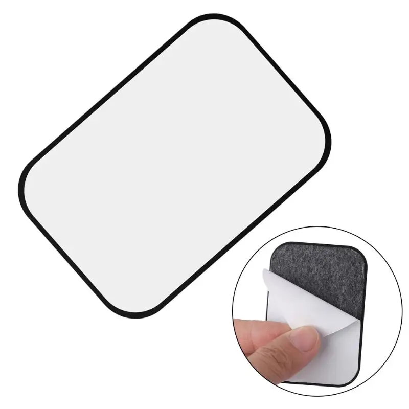 8PCS Metal Plate Magnetic Car Mount Magnet Stand Phone Holder Adhesive Sticker Round Rectangle Replacement phone holder for car