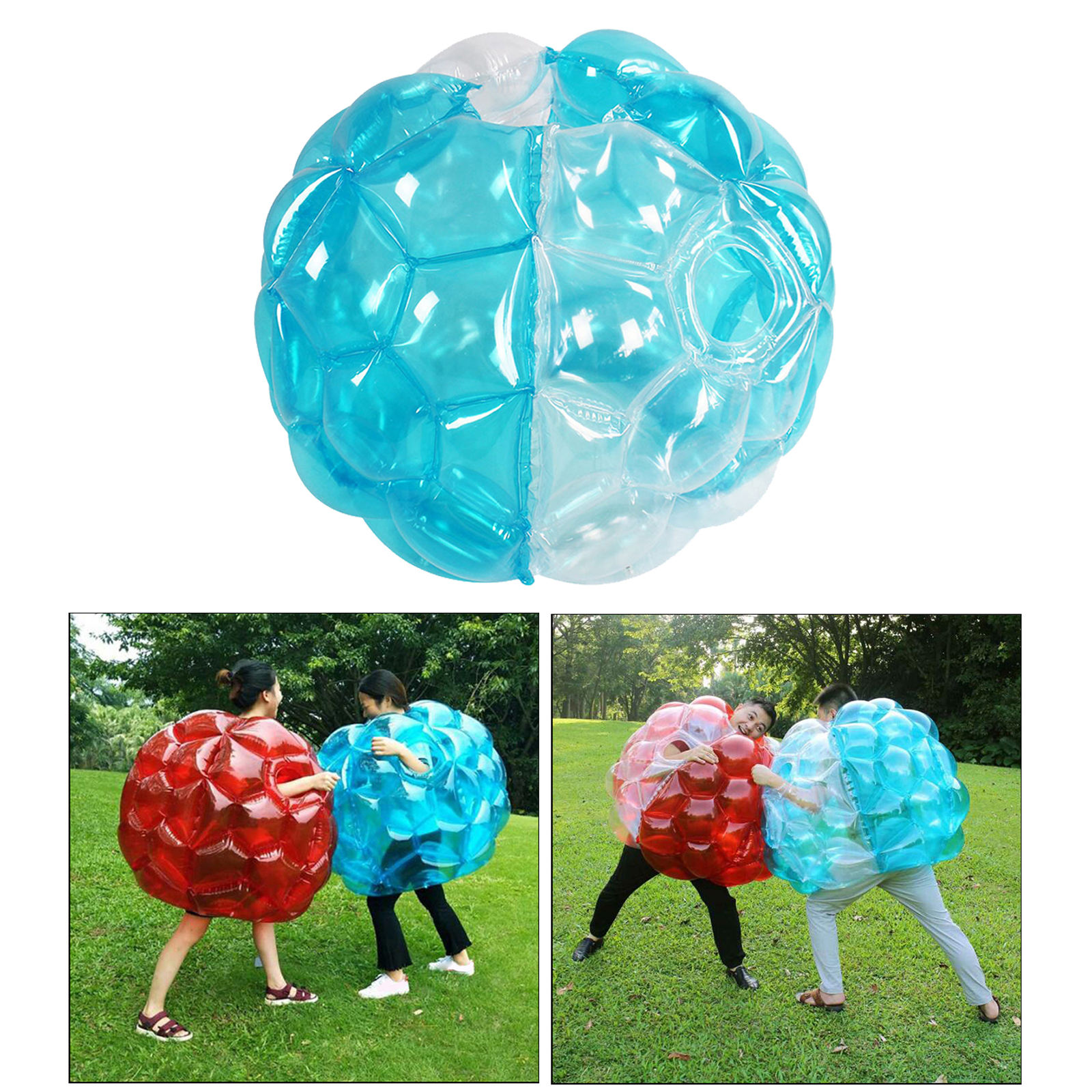 35 in Bumper Balls Soccer Inflatable Bumper Ball Human Hamster Knocker Body  Ball for Adults Teens Outdoor Team Gaming Play