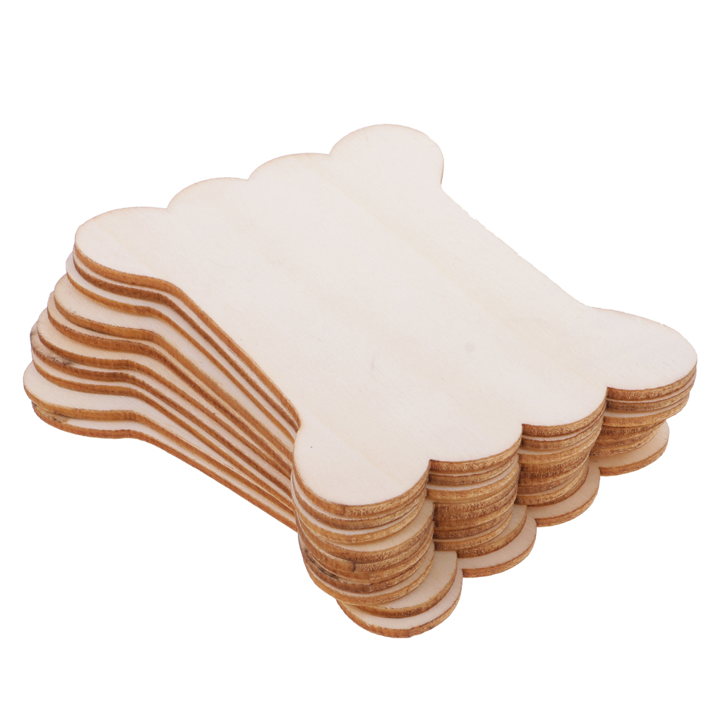 Description Picture 3 of item10pcs Large Natural Wood Thread Bobbins Spool Bone Shaped for Storage Holder Cross Stitch Embroidery Floss Sewing Tools