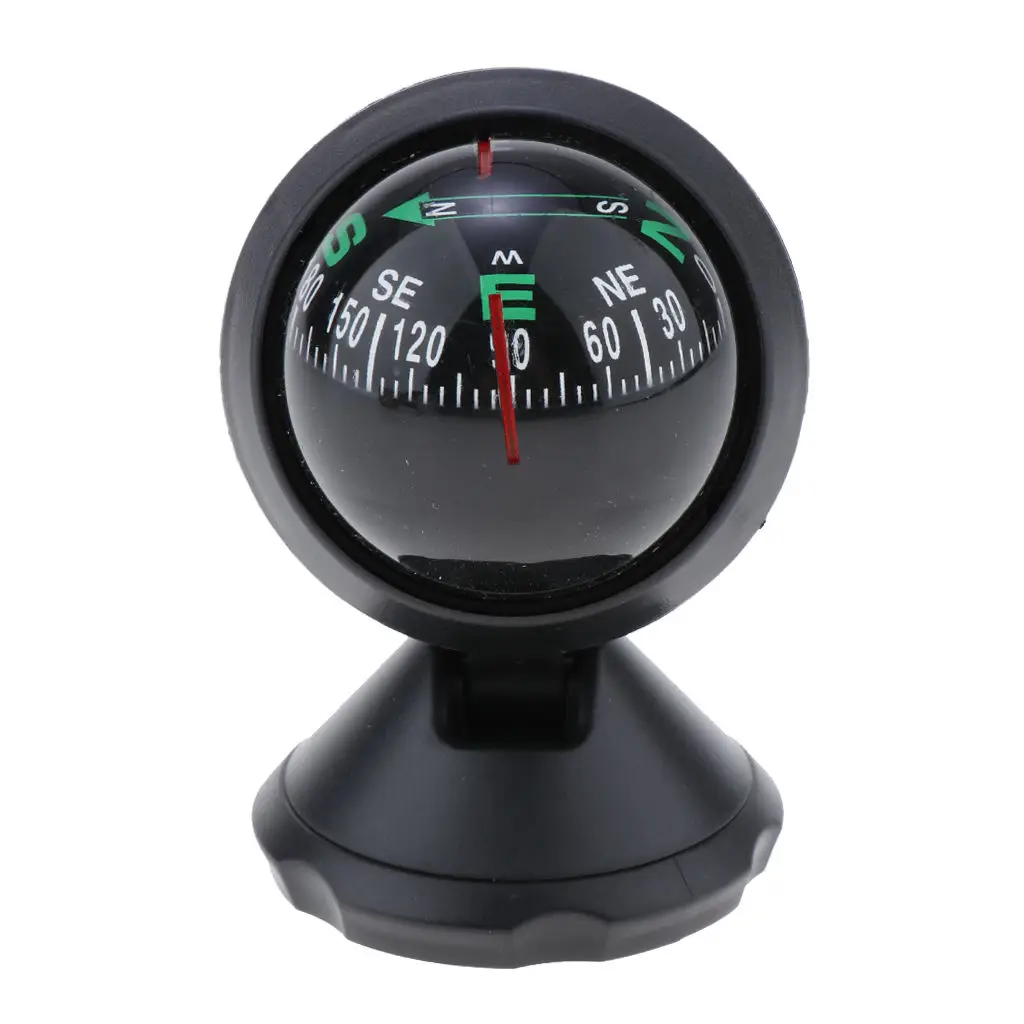 Compass Marine Navigation Ball Boat Car Truck Vehicle Dashboard Adjustable