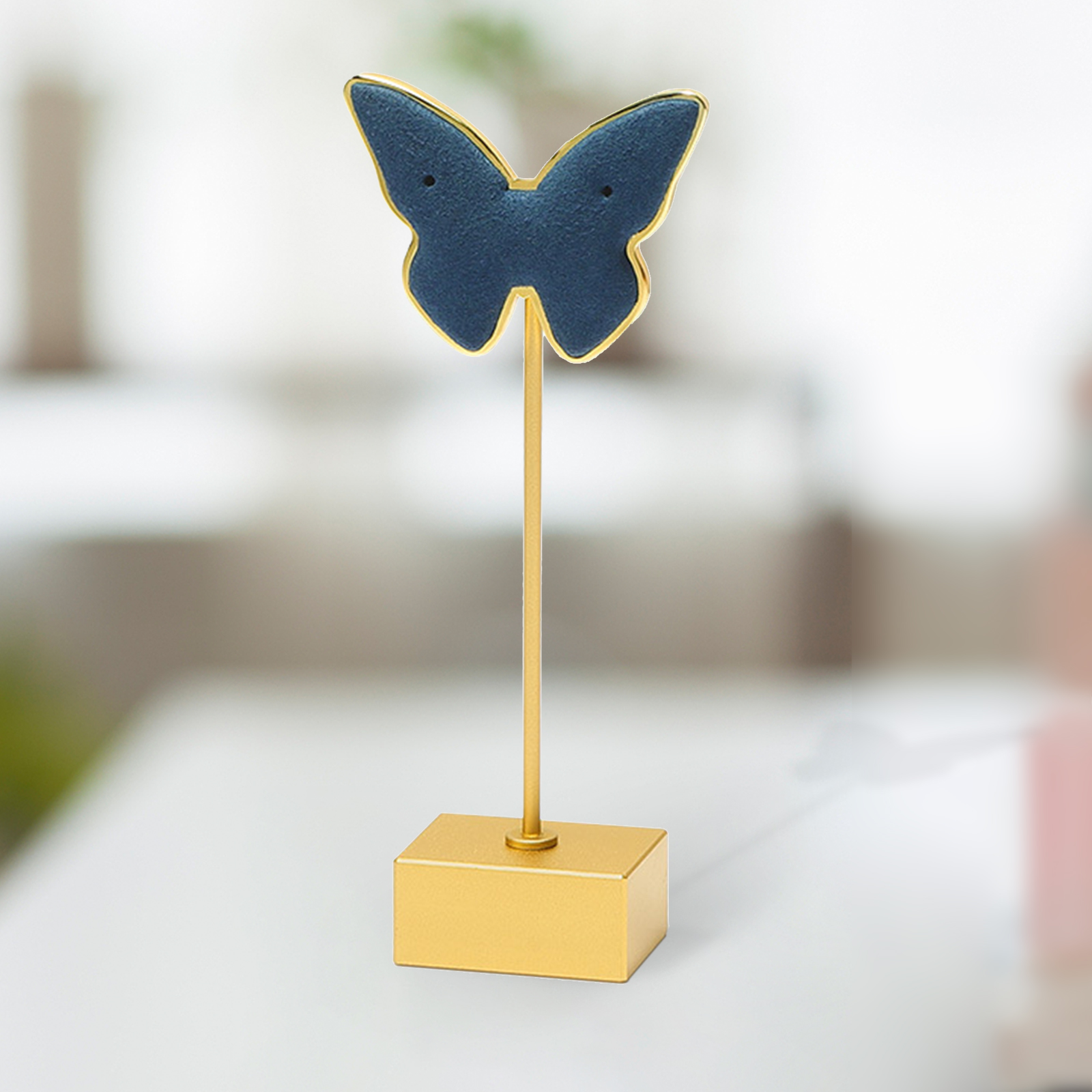 Butterfly Design Earrings Stand Holder Tabletop Jewelry Display Rack for  Store