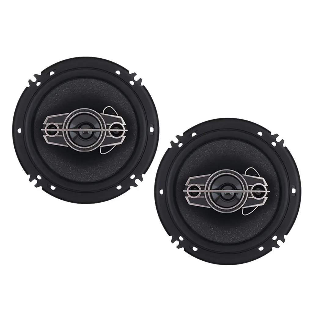 2Pcs 2 6.5 Inch 4 Way Car Automobile HiFi Coaxial Speaker Easy to Install