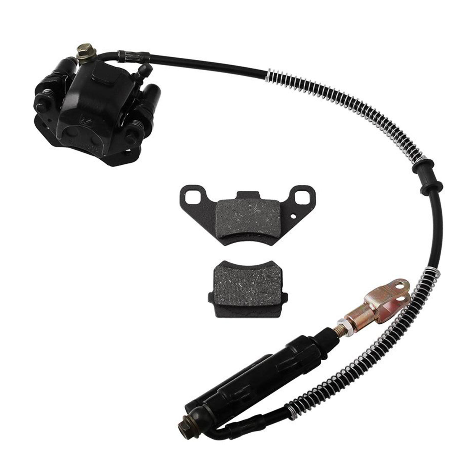 Rear Brake Master Cylinder Caliper Assembly for Taotao Boulder B1 ATV 50cc-125cc Black