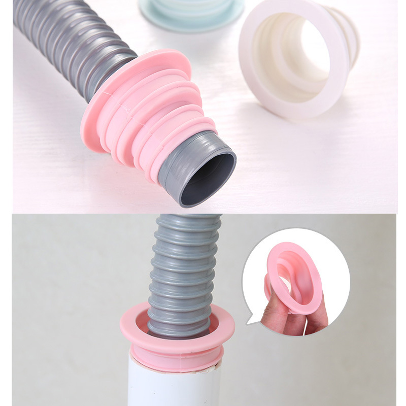 1PC können verlängert werden kanalisation dichtung rohr deodorant sealing stecker teleskop wasser tank kanalisation ring waschmaschine kanalisation abwasser rohr – Detail 2