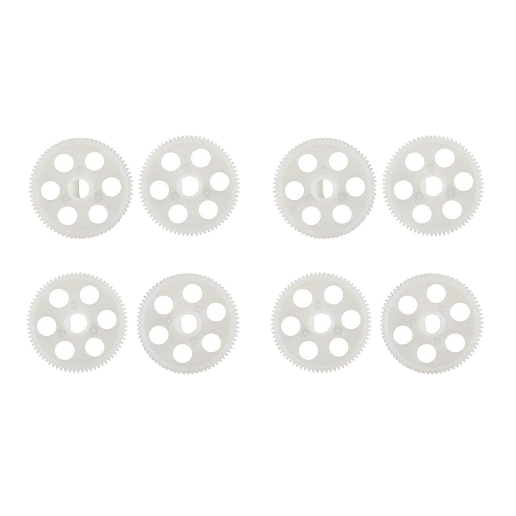 8pcs Big Plastic Gear for UDI ,U818A ,PLUS, U49W, U49C ,AA818, RC Quadcopter ,White