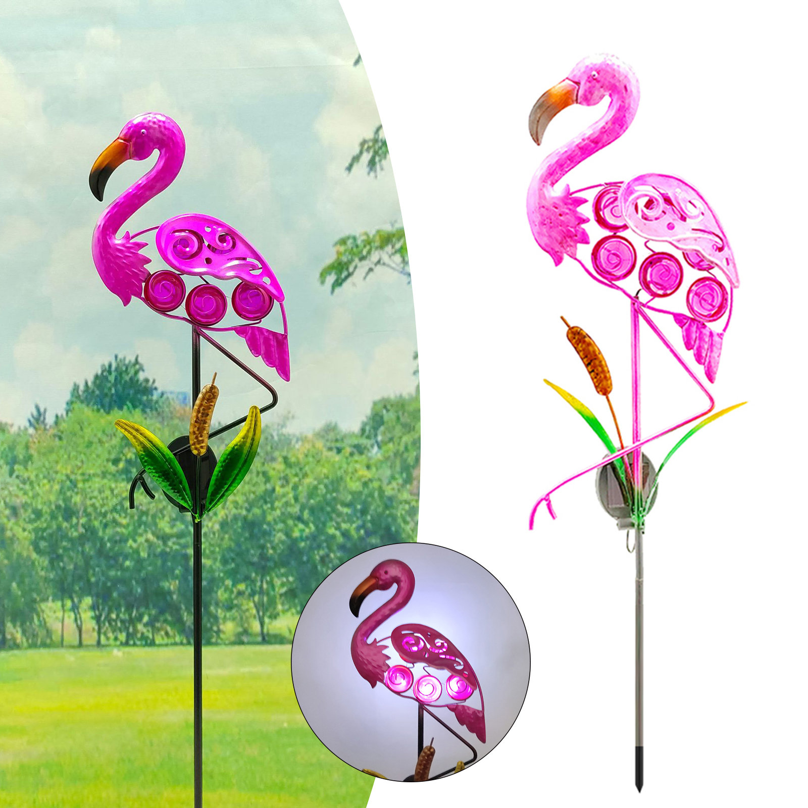 Outdoor Garden Novelty Animal Light Lawn Patio Yard Walkway Stake Landscape