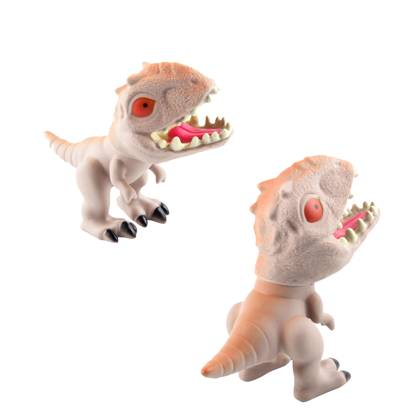 Modelo de Dinossauro de Borracha Brinquedos do Dinossauro dos Desenhos Animados da Primeira Bonito Macia Realista Rotativo Infância Educação Cognitiva Montessori Brinquedo 3d 3 Brinquedos e hobbies