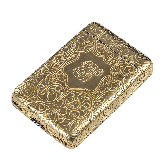 Hand-carved Retro Metal Cigarette Case for 14 Cigarettes Portable Peaky  Blinders Shelby Same Style Cigarette Box Smoking Tools - AliExpress