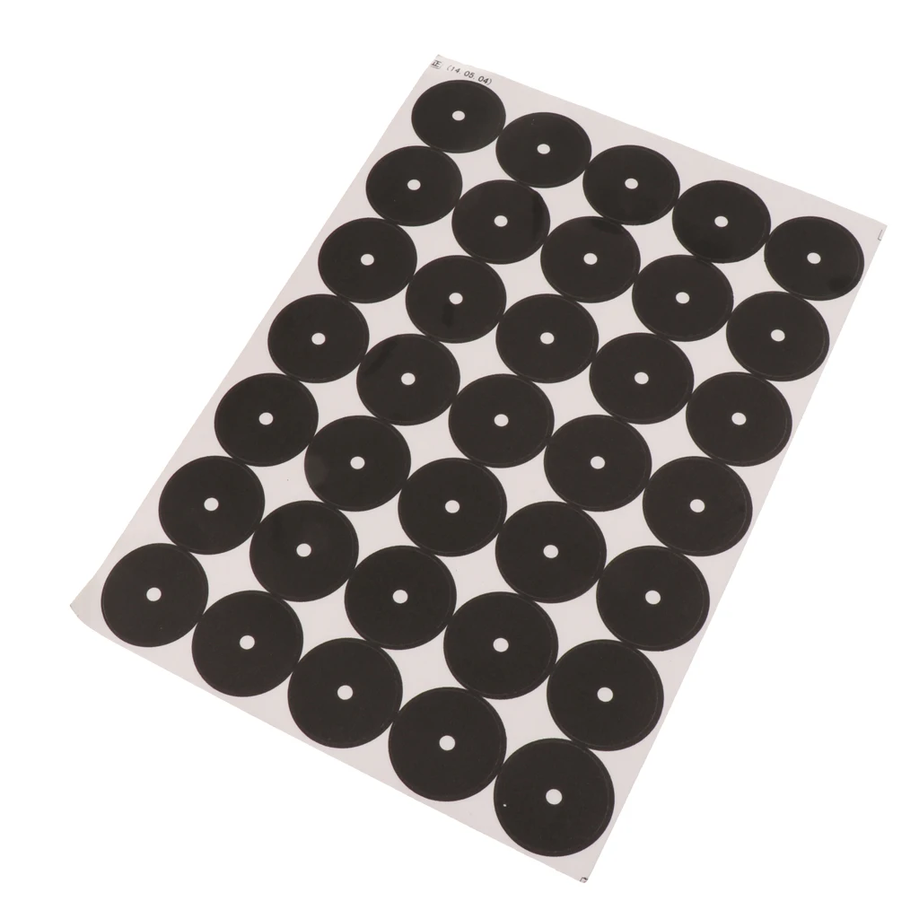 Set Of 30Pcs Black Pool Table Spot Marking Stickers Snooker Balls Sticker