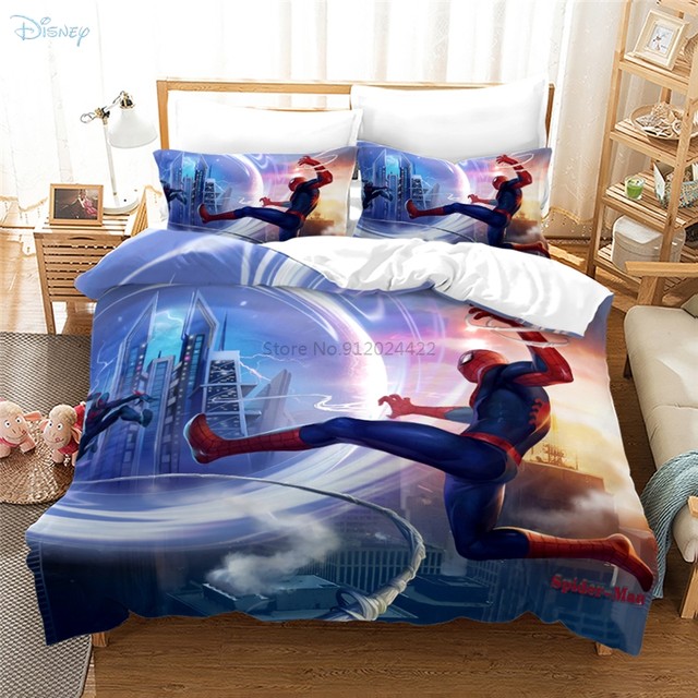 Motosserra homem cama anime dos desenhos animados twin conjunto de cama  duplo 3 peça capa edredão duplo rei capa têxtil casa - AliExpress