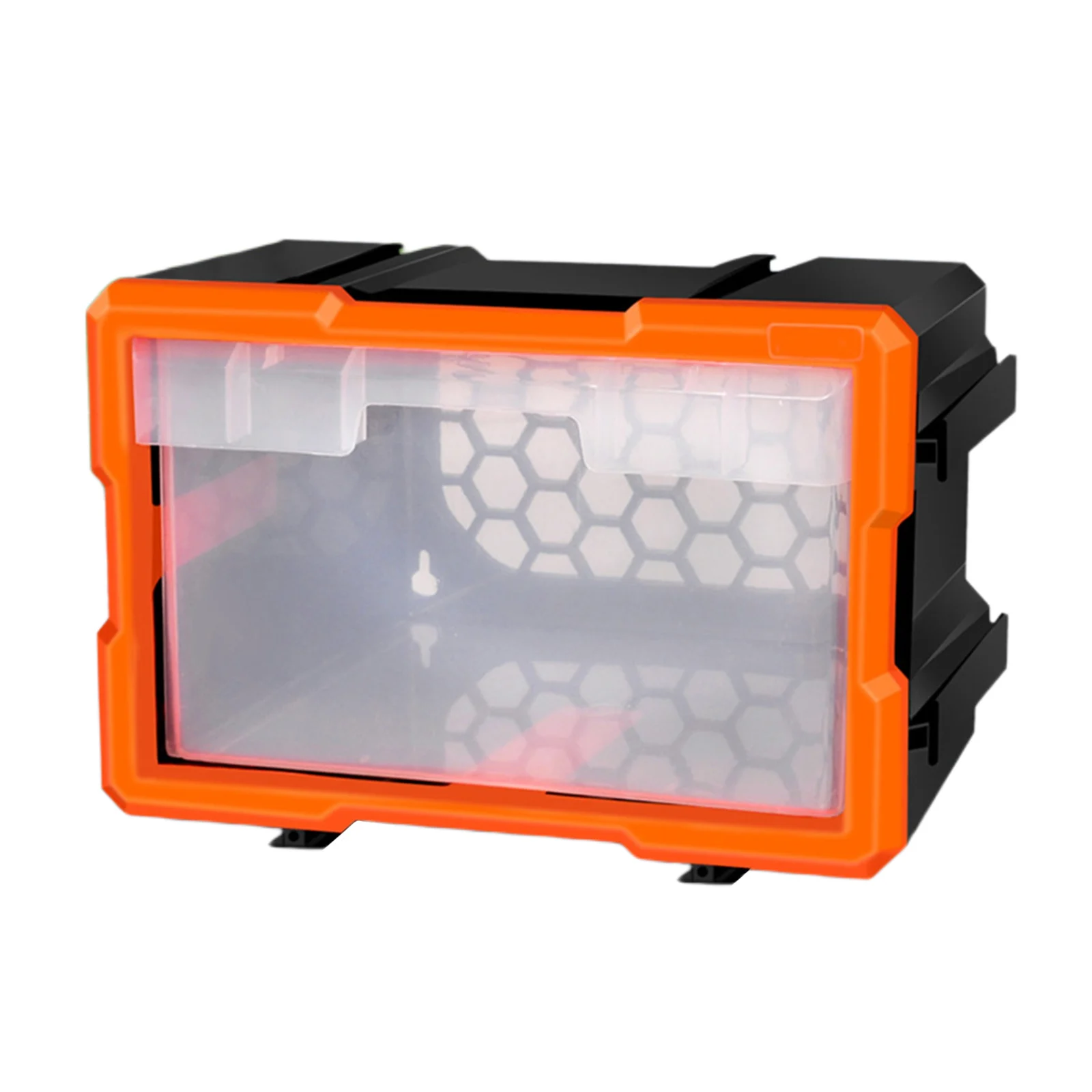 Plastic Tools Storage Box, Heavy-duty Screw Tool Case Electronic Tools Holder Components Storage Box Small Parts Organizer Box