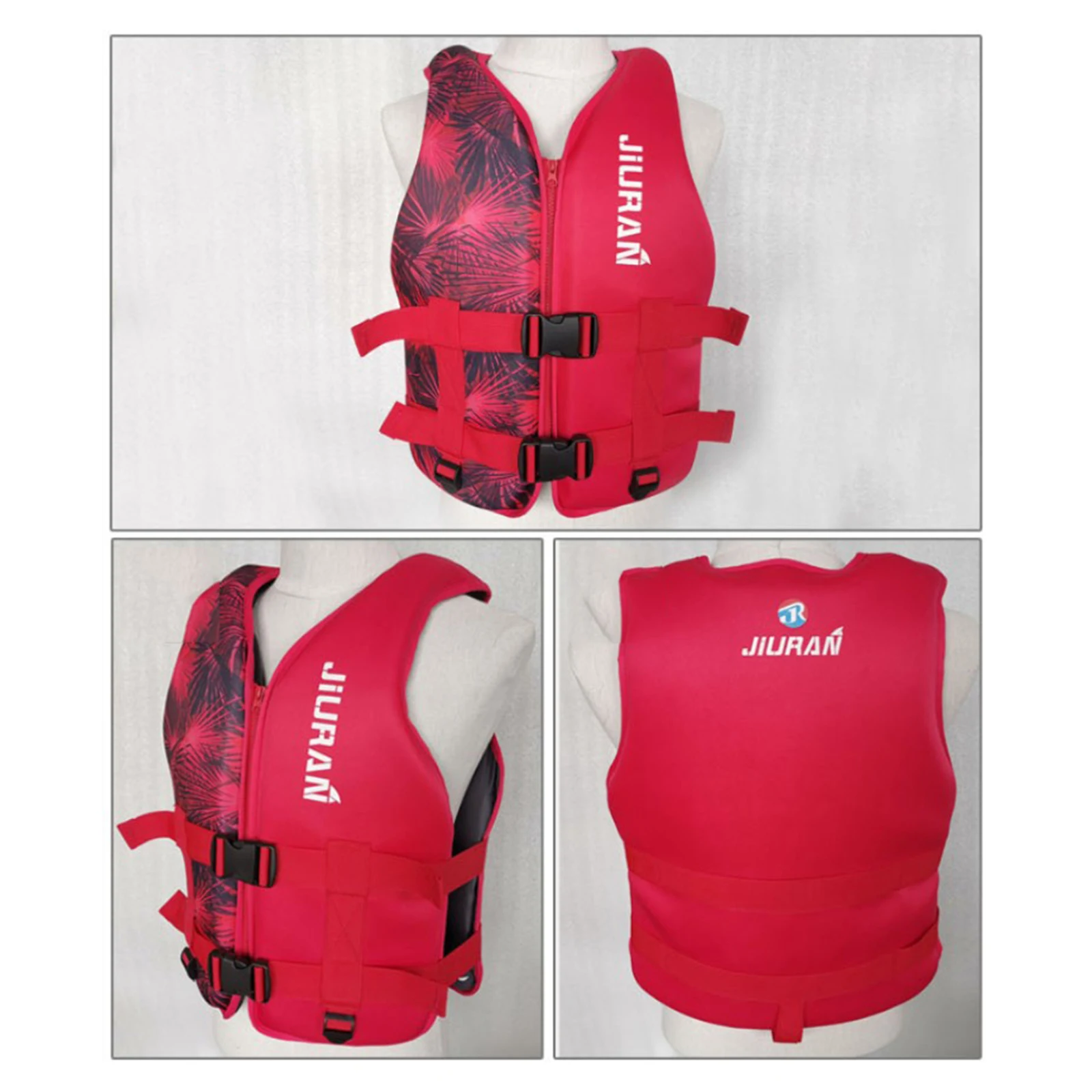 Adult Kids Life Vest Swimming Vest Kayak Ski Buoyancy Aid Sailing Watersport Impact Life Jacket Personal Floatation Device