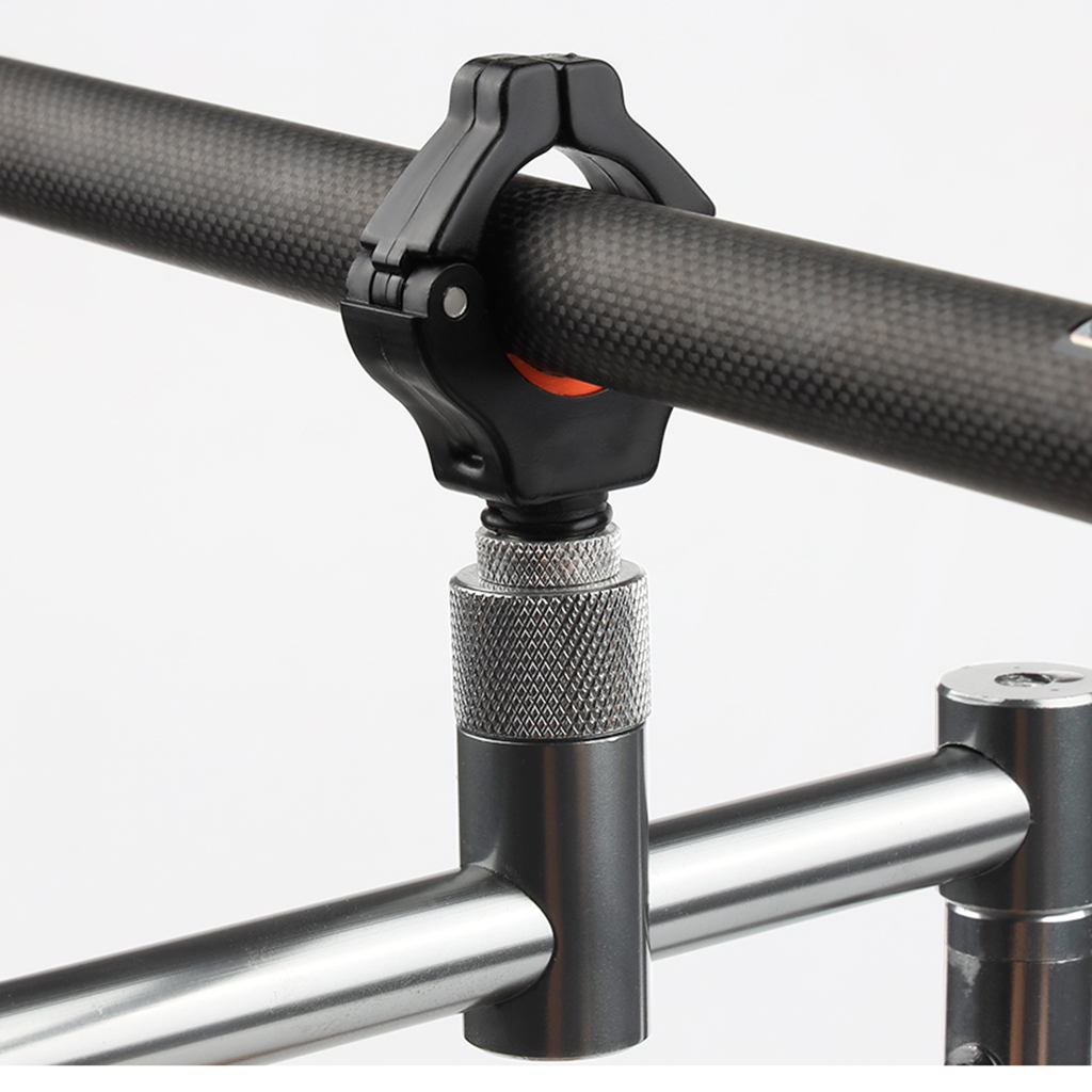 Portable Fishing Rod Pod Rest Head Butt Lock Gripper Fishing Pole Bracket Clips