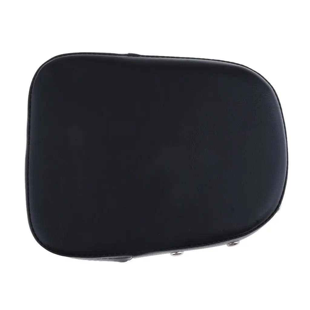 Backrest Bar Cushion Pad Fit for  Yamaha Suzuki Kawasaki Harley Rectangular