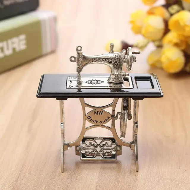 1:12 Scale Sewing Machine Kit Dollhouse Miniature 3D Printed  Shopminidecorandmore Diorama Model Train 