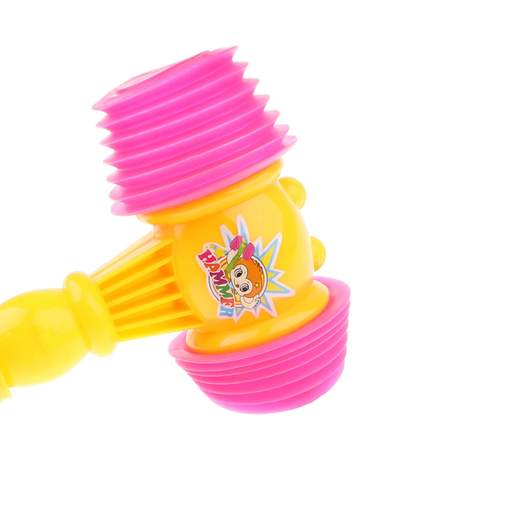 Plastic Musical Hammer with Musical Whistle for Baby And Children