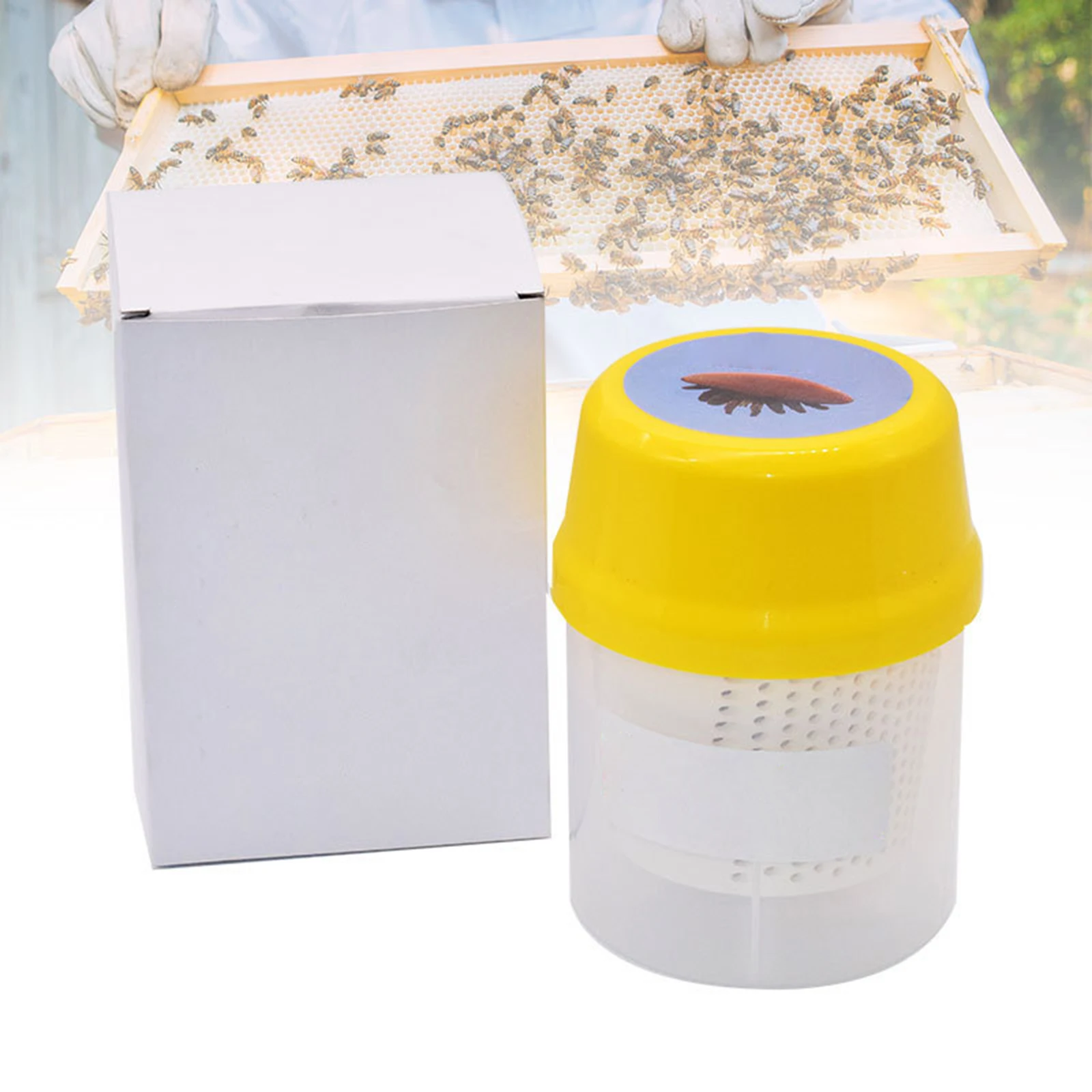 Plastic Varroa Shaker Counting Mite Killer Measuring Bottle for Beekeeper Beehive Bees Beekeeping Equipment Tool