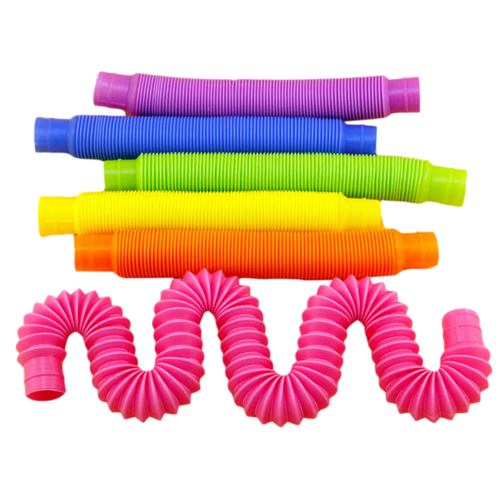 Fidget Pop Tube Toys Sensory Tubes Stress Relief Stretch Pipe Tools Stress Toy 