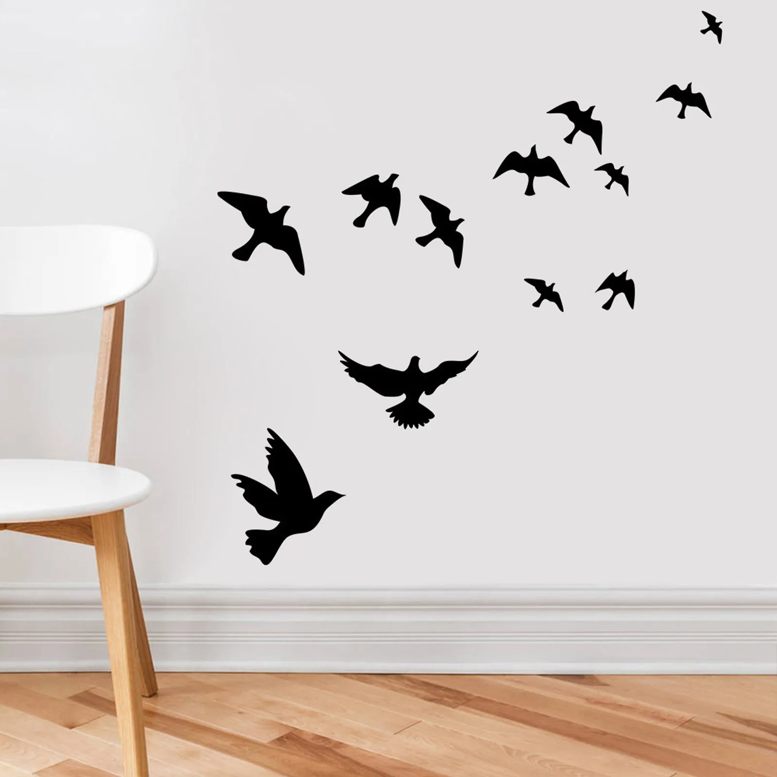 Рисунки на стены птицы трафарет