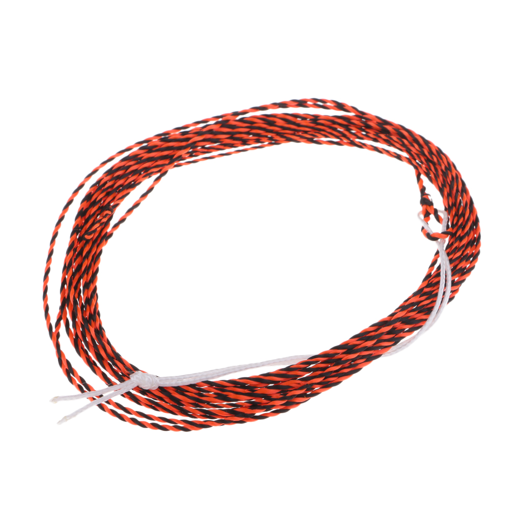 11FT Tenkara Super Strong Fly Fishing Line Hand-Woven Tapered Leader Fishing Replacement Tackles Orange/Black/Yellow/Gold