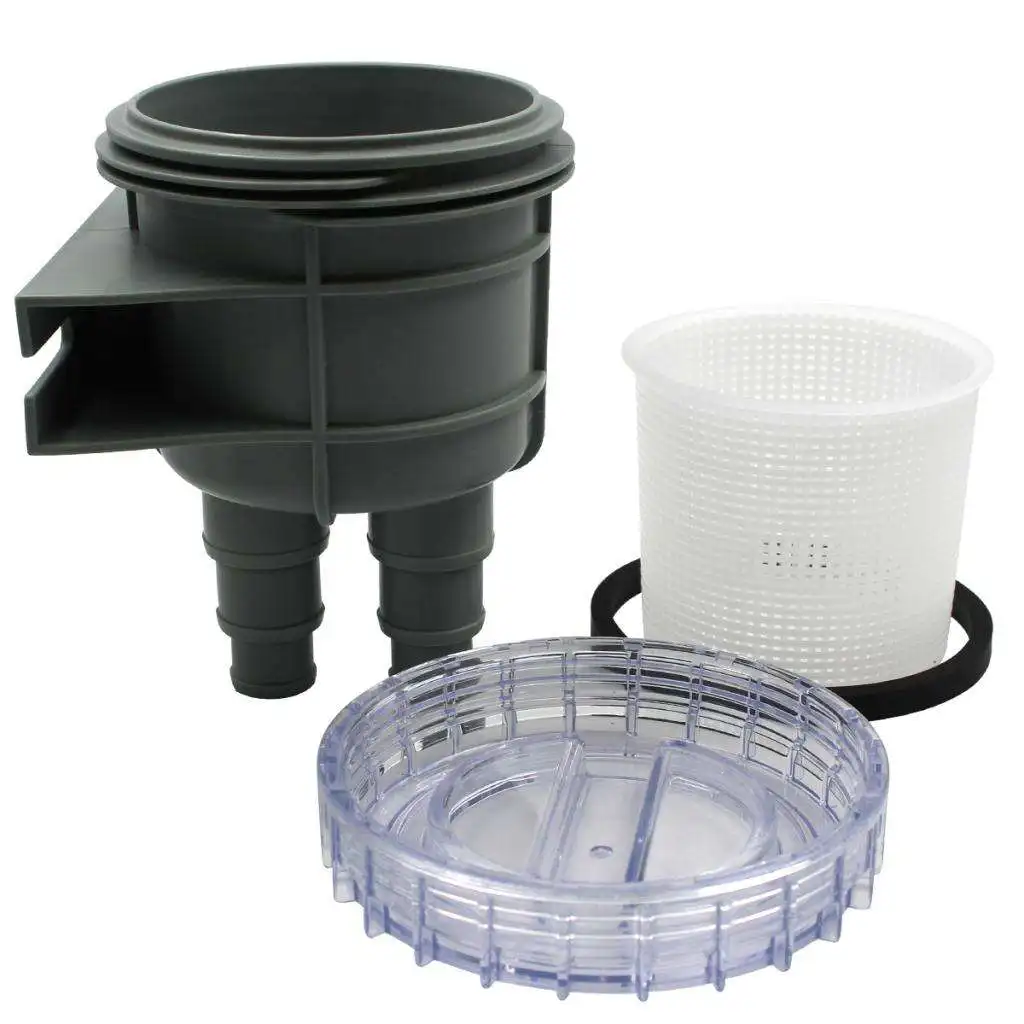 Sea Water Seawater Filter Replacement w/ Cover for Boat Marine Yacht